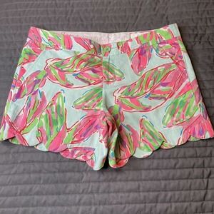 Lilly Pulitzer The Buttercup Short Pink/Green Sz.6